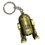 South Coast Jewellery Star Wars R2D2 Gold Metal Keyring Keychain Bag Pencil Case Charm Pendent