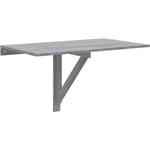 Table murale pliable Sonoma gris 100x60x56 cm Bois d'ingénierie vidaXL - Sonoma gris