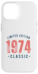 Coque pour iPhone 14 Limited edition 1974 Classic sign