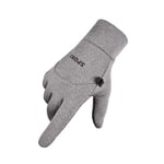 Gant Moto Cross Gant Moto Hiver Homme Mens Gants Écran Tactile Vélo Gants Hommes d'hiver Gants Vélo Hommes Vélo Gants Hommes Gants de Course Hommes Grey,A