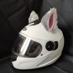 (1 pari korvia K) Luovat söpöt pehmoiset kissan korvat koristele moottoripyöräkypärä 1 pari motocross-kypärä koristetarra Tarvikkeet Cosplayer Styling