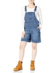 Dickies Women's Bib Shortall Overalls, Archive Wash, XL