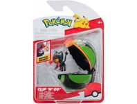 Coffret Pokemon Pokeball - Flamiaou Et Sa Sombre Ball - Sombreball - Clip 'N' Go