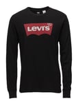 Ls Std Graphic Tee Hm Ls Black Tops T-shirts Long-sleeved Black LEVI´S Men