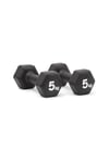 5kg Neoprene Hex Dumbbells