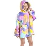 Kid Hoodie Filt Oversized Ultra Plush Fleece Filt Vinter 14