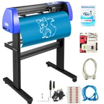 Plotter de Decoupe Vinyle 870 mm Machine de Traceur de Coupe Vinyle, 10-800 mm/s Machine de Decoupe Vinyle avec Logiciel de SignMaster Haute