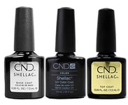 CND Shellac Blackpool Plus couche de base et couche de finition 7,3 ml, 1er paquet (1 x 22 ml)