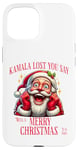 iPhone 15 Kamala Lost Merry Christmas - Funny Christmas 2024 Election Case