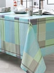 Nydel Nappe Palm Azur Anti Tache Enduction Acrylique (160 x 200 cm)