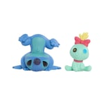 Lilo & Stitch - Pack 2 Figurines Scrump & Upside Down Stitch 7 Cm