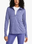 Under Armour Tech Twist Half Zip Gym Top, Starlight/Celeste