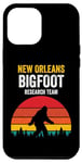 Coque pour iPhone 12 Pro Max Équipe de recherche Bigfoot de la Nouvelle-Orléans, Big Foot