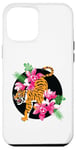 Coque pour iPhone 15 Pro Max « Tigre et fleurs du monde naturel »