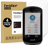 Pack De 4 Verre Trempé Pour Garmin Edge 1030/1030 Plus/1040/1040 Solar,Film Protection Écran En Verre Trempé-Sans Bulles D'air -Ultra Résistant Dureté 9h.[Y69]