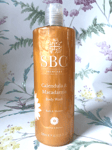 SBC Calendula And Macadamia Body Wash Bath & Shower Gel Soothing Vegan 500ml