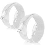 (2st) Samsung 3M! och iPhone 15 16 USB-C laddsladd galaxy S20 S23 S24 5G Ultra (3-PACK) 3 meter