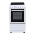 Freestanding Single Cavity Electric Cooker With Ceramic Hob, Statesman C050ESCW