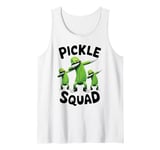 Pickle Squad Dabbing Big Dill Gang Lover Snack Funny Vegan Tank Top