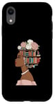 Coque pour iPhone XR Black History Livre éducatif Melanin Queen Afro Women