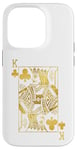 Coque pour iPhone 14 Pro Lucky Poker Cards Knight King of Clubs Game Casino