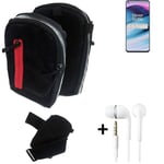 Shoulder bag / holster + earphones for OnePlus Nord N20 5G Belt Pouch Case