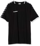 hummel Men's Authentic Training Tee T-Shirt Black/White