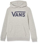 Vans Unisex Kids Classic Vans Po Hooded Sweatshirt, Grey Heather, 14-16 Years UK