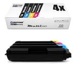 4x Eurotone Eco Toner Replaces Kyocera TK-5150C TK-5150K TK-5150M