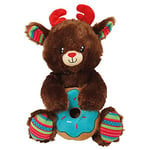 Nobby Xmas 65600 Peluche élan avec Donut 32 cm