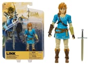 The Legend Of Zelda Breath Of The Wild Link 4" Figure With Soldier's Broadsword