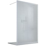 Douche italienne walk in free 120 cm h 190 en acrylique mod. Beatrix centrale