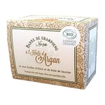 Alepia Barre de Shampoing No-Poo à l'Huile d'Argan Bio, 125 g