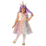 Rubies - Bright Unicorn dress and headband (5-7 years)