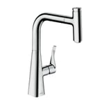 hansgrohe Metris Select M71 Mitigeur de cuisine 240, avec douchette extractible 1 jet, sBox, chromé, 73802000