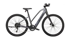 Velo de fitness electrique trek dual sport  2 stagger shimano altus 9v 250 wh 650 mm gris 2023