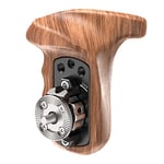 (New Version) SMALLRIG Right Side Handle Rosette Handle with Wooden Grip for Shoulder Rig - 1941