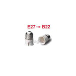 Douille Adaptateur E27 vers B22 pour Lampes et Ampoules