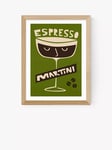 EAST END PRINTS Fox & Velvet 'Espresso Martini' Framed Print