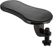 Support de Repose-Poignets, Repose-Poignets pour Bras, Repose-Poignet Réglable, Mousse Mémoire Tournant Ergonomique Repose-Poignet d'Ordinateur pour Bureau, Travail, Étude, Jeu, Chaise (Noir)