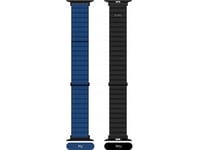 Jcpal Jcpal Flexduo-Rem For Apple Watch 42/44/45/49 Mm Svart/Marineblå - Sikkerhetsgaranti. Enkle Avdrag. Gratis Frakt Fra Pln 170.