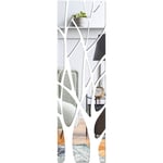 Ahlsen Stickers Muraux Miroirs Tronc d'arbre 3D Miroir Stickers Muraux Miroir Branches Autocollants Adhesif Miroirs Décoration de La Maison pour