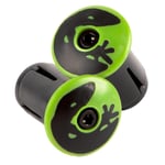 Lizard Skins - Packaged DSP Bar Tape Plugs - Hyper Green