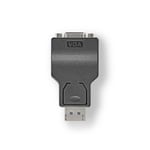 Nedis Displayport hane till VGA hona adapter, 1080p, nickelpläterad