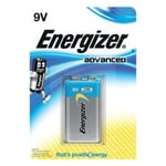 Energizer Advanced 9V / 552 Batteri (1 Stk. Blister)