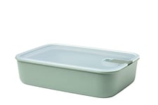 Mepal - Boîte de conservation alimentaire EasyClip - Boîte de rangement avec couvercle et fermeture à pression - Pour le micro-ondes, le four à vapeur et le congélateur – 2250 ml – Nordic sage