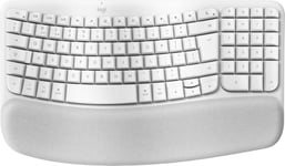 Logitech WAVE KEYS FOR MAC WRLS ERGO KEYBOARD-OFFWHITE-UK-INTNL-973 WRLS