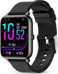 44mm Smart Watch Fitness Tracker, Blood Pressure/Heart Rate Monitor, IP67 Waterp