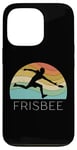 Coque pour iPhone 13 Pro Ultimate Frisbee Disque volant rétro pour homme et femme