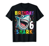 Baby Cute Shark Birthday Boy Girl 6 Year Old - Six Six T-Shirt